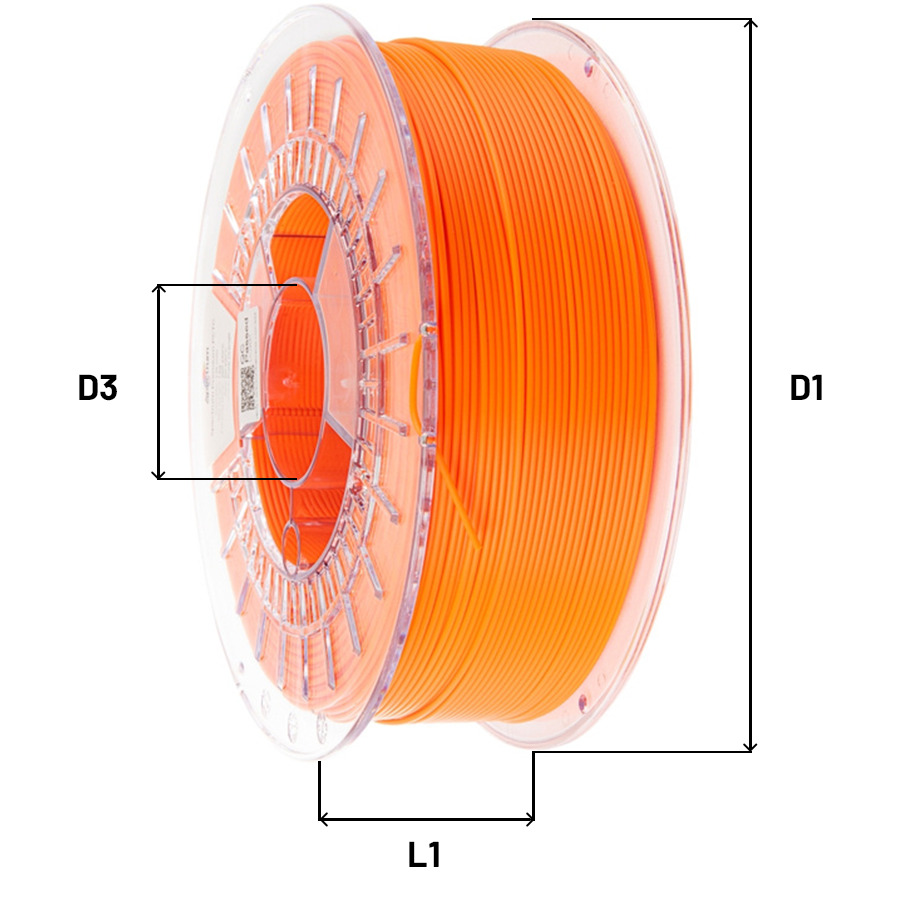 Spool dimensions - Spectrum Filaments
